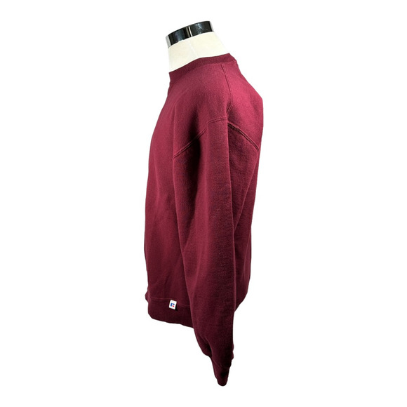 Vintage Russell Athletic Maroon/burgundy Sweatshirt - Picture 4 of 8